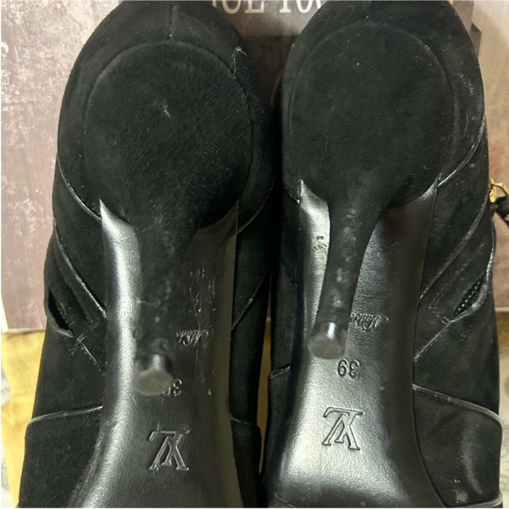 Louis Vuitton Black Heeled Boots - Picture 13 of 16